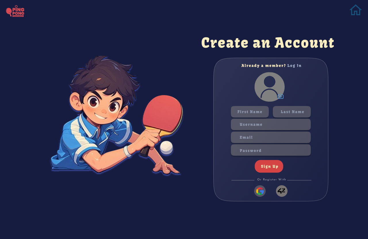 Create account